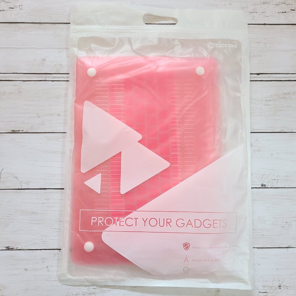 Topcase Pink Hard Shell Case & Keyboard Cover for MacBook Air 13" (A1369/A1466)